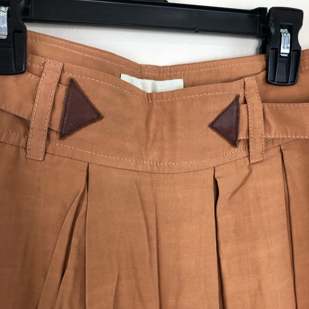 Anthropologie Elevenses Tan Culottes Pant size 2 petite - Picture 3 of 15